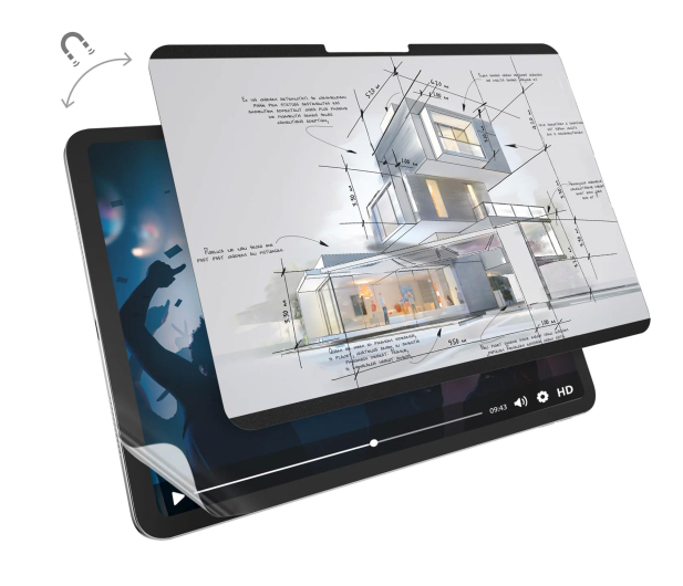 MAGEASY EasyPaper Pro 2-in-1 do iPad Air 11"(Transparent) - 1415903 - zdjęcie
